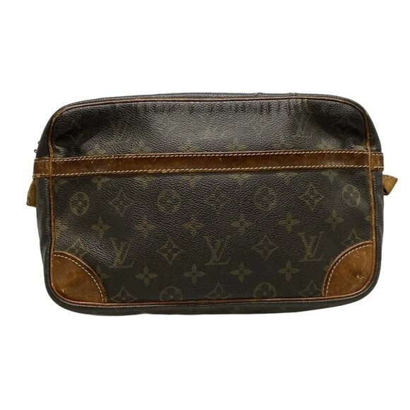 Auth LOUIS VUITTON Compiegne 28 Monogram Mens Clutch Bag - Picture 1 of 12